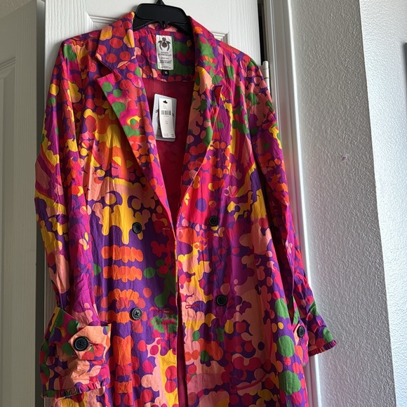 Anthropologie Cotton Long Jacket - Picture 6 of 7